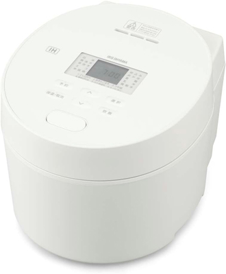 アイリスオーヤマ 炊飯器 3合 IH式 RC-ISA30-W（ホワイト）
