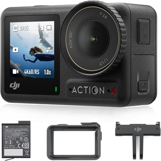 【2025年最安】DJI Osmo Action 4 エッセンシャルコンボ｜暗所に強く手ブレに強い4Kアクションカメラ