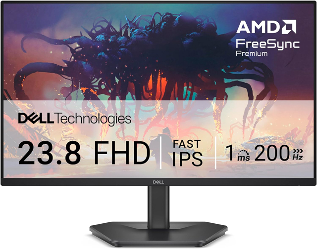 Dell SE2425HG 23.8インチ Fast IPS ゲーミングモニター|初めてでも扱いやすい高速200Hzモデル