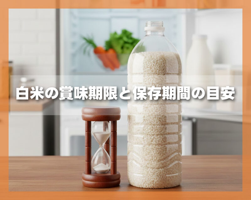 精米後いつまでが限界?白米の賞味期限と保存期間の目安
