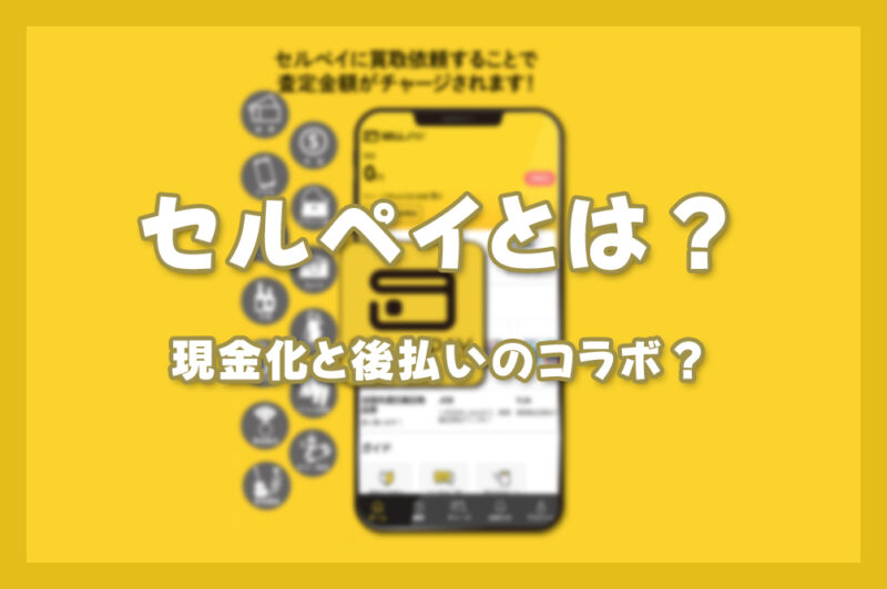 セルペイとは?後払いと現金化が両立した珍しい仕組み