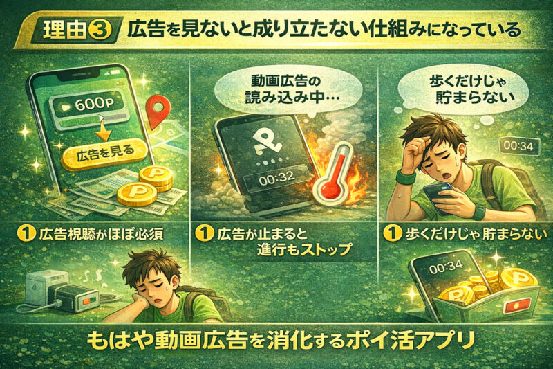【理由❸】広告を見ないと成り立たない仕組みになっている