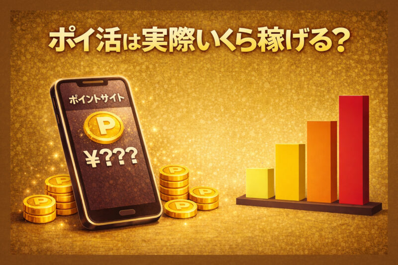 ポイ活は実際いくら稼げる?平均収入の現実