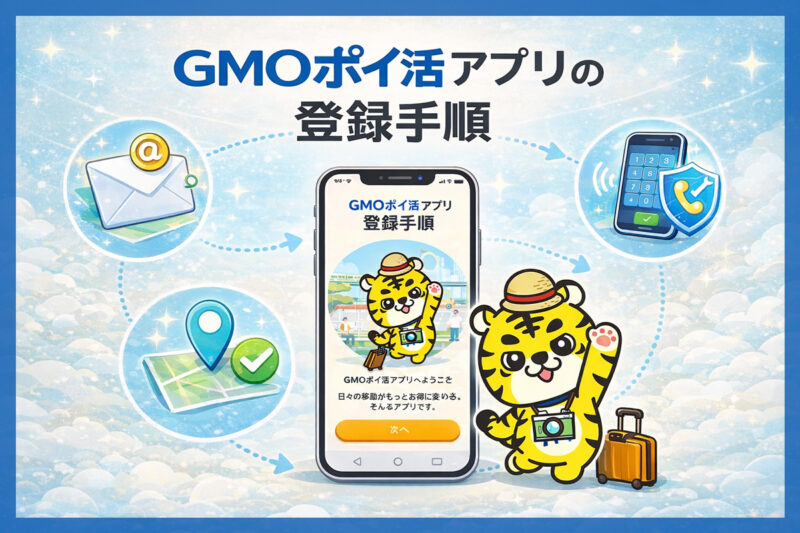 GMOポイ活アプリの登録手順や注意点