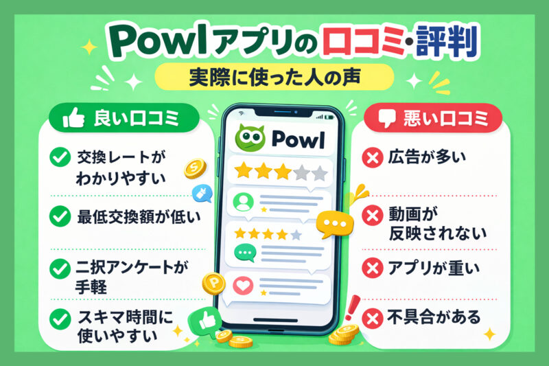 powlアプリの口コミ・評判｜実際に使った人の声