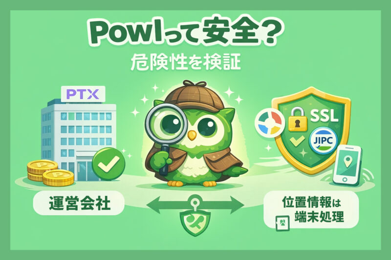 powlは安全？危険性や個人情報の扱いを検証