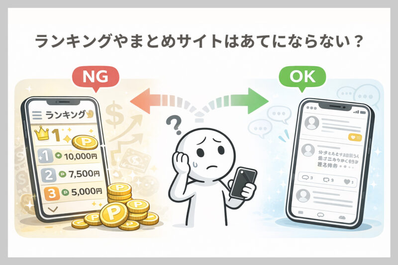 ランキングサイトやおすすめまとめはあてにならない？