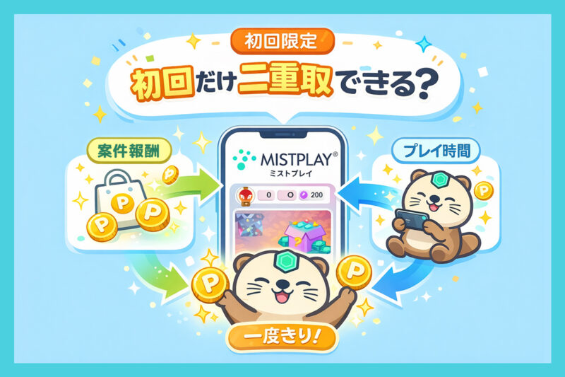 ミストプレイはタイミング次第で初回だけ2つの稼ぎ方ができる?