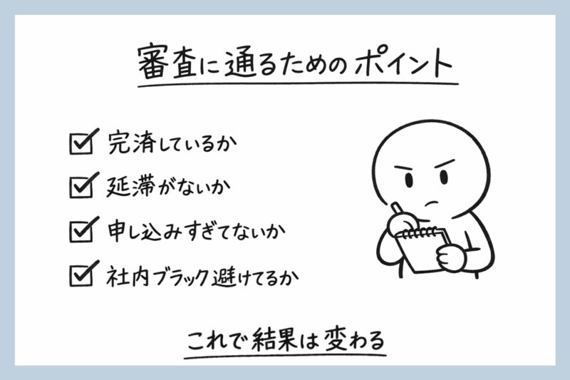 クレカ審査に通るために知っておくこと
